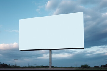 Advertising Billboard Empty Exterior Sign