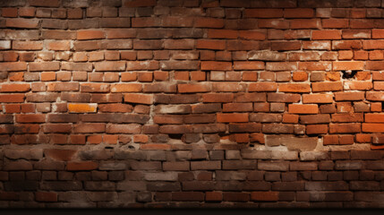Light beautiful original wide format background image with brick texture.