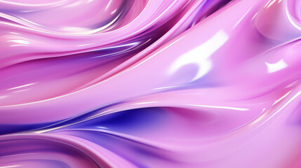 Purple Oil Flow on Liquid Glass Wallpaper