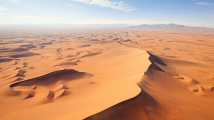 Fototapeta na wymiar desert with intricate sand dunes generative ai
