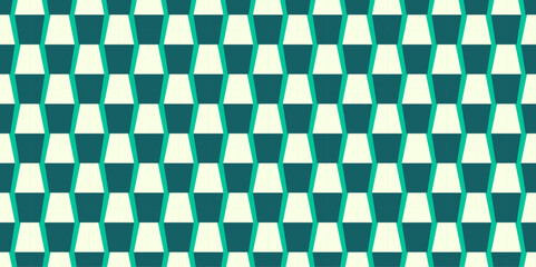 3d seamless pattern in green color that is great for home decoration, wallpaper, wrapping paper and fabric