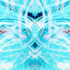 Design element for graphics artworks Fractal art. Visionary surreal artwork. Mixed media. Graphic design. Unique pattern. Abstract watercolor background