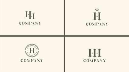 Letter H Logo Elegant Pack