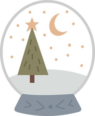 Snow Globe With Tree