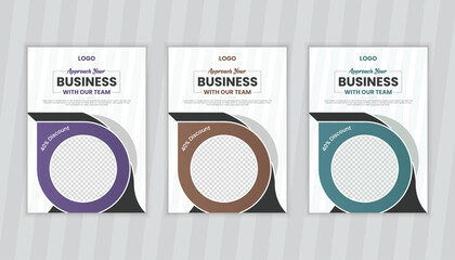 Corporate Brochure Cover Design and Business book Cover Design Template