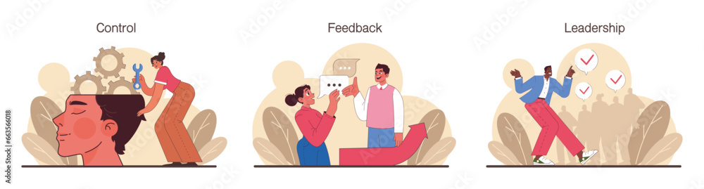 Poster delegation set. task assignment and control. leader or manager transferring