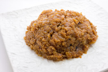 あめ色に炒めた玉ねぎ
