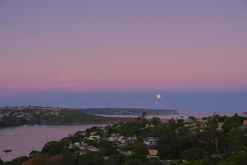 Full Moon Over Sydney Harbour