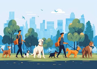 Professional Dog Walkers. Dog Walking Business