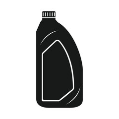 lube oil bottle vector icon illustration on white background