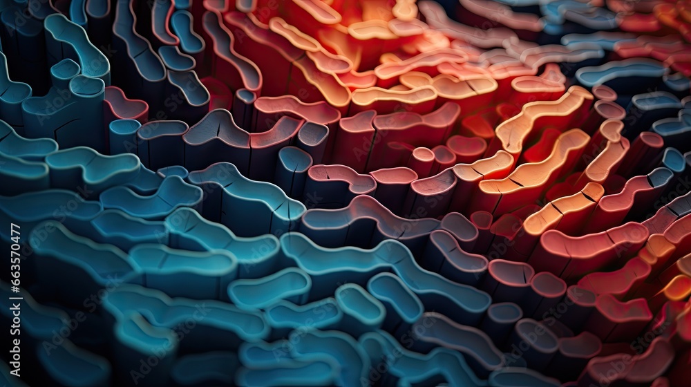 Poster textured background showcasing a vibrant palette of colors, creating a dynamic visual experience