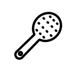 Rice ladle paddle