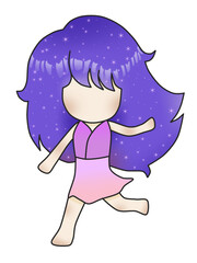 girl with umbrella