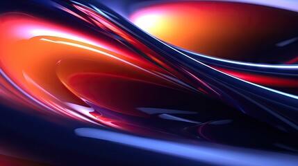 A vibrant wallpaper featuring neon-colored liquid waves