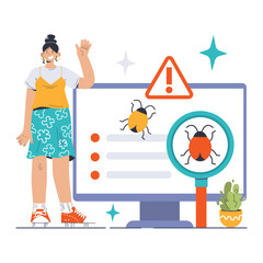 Software testing. Code testing and debugging. IT specialist searching