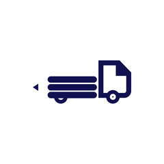 The monogram is the pencil and paper. Elegant and unique.