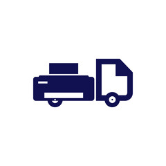 The monogram is the printer and paper. Elegant and unique.