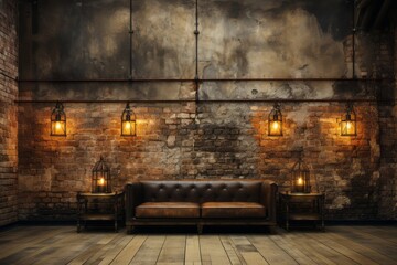 Fototapeta premium wall mockup