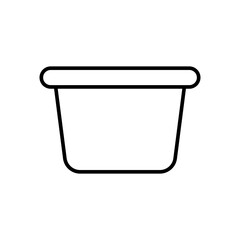 Food Container box icon vector design templates