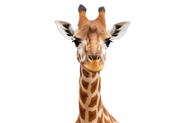 giraffe isolated on white. File png