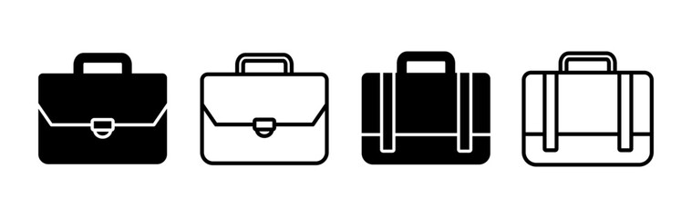 Briefcase icon vector. Portfolio vector icon. suitcase icon