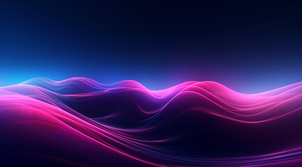 Pink Magenta Purple Abstract Digital Wave for Backgrounds and Presentations, abstract blue wave background, presentation background, wallpaper,  modern digital design