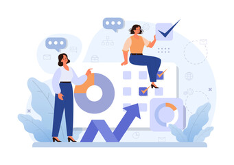 Business processes optimization. Productive employee analyzing