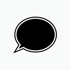 Bubble Speech Icon. Talk, Chat Illustration. Applied as Trendy Symbol for Design Elements, Websites, Presentation and Application - Vector.