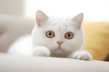 Fototapeta premium 可愛い白猫
