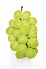 白背景のシャインマスカット