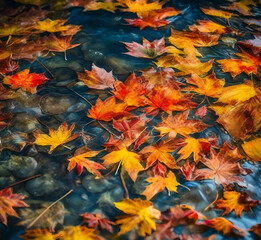 Autumn Maple Water
