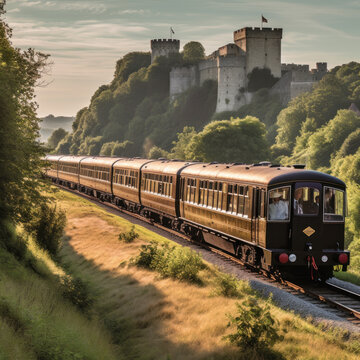 a charming Belmond British Pullman 
