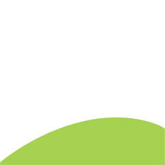 Green field landscape