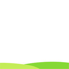 Green field landscape