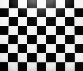Fototapeta premium CHESSBOARD BLACK AND WHITE TEXTURE
