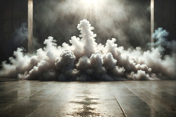 Mysterious atmosphere space