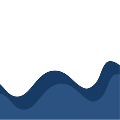 Wave footer border
