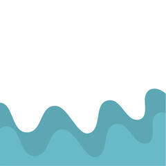 Wave footer border