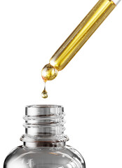 3D Herbal medicine or aromatherapy dropper bottle And Pipette With Drop