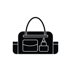 Baby bag icon design. isolated on white background. vector illustration