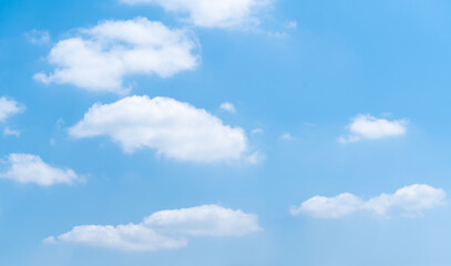 White Clouds In Blue Sky