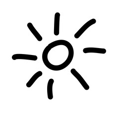 Summer Sun of doodle
