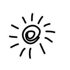 Summer Sun of doodle