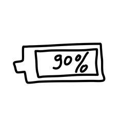 smartphone battery percentage