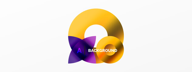 Circle and triangle abstract background. Concept for creative technology, digital art, social communication, and modern science. Ideal for posters, covers, banners, brochures, and websites