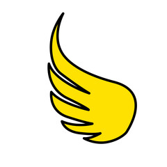 Yellow wings logo