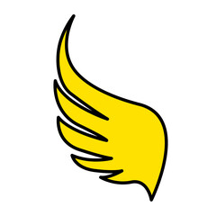 Yellow wings logo