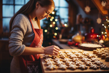 Christmas Magic in the Kitchen, A Woman's Joyful Creation of Delectable Christmas Cookies and Gingerbread