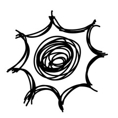 Doodle of summer sun