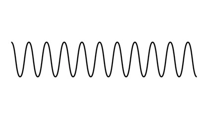 Direction of wave motion. Crest, amplitude, trough, height and length of wave. Parts of the wave diagram vector.